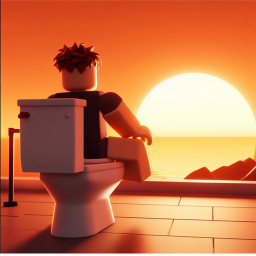 Witness the sunset from the comfort of the toilet