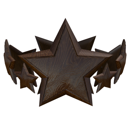 Wooden Star Crown