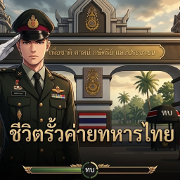 Life in the Thai camp fence. Warrior's heart.
