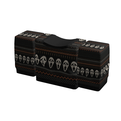 Black Skull Halloween Sweater