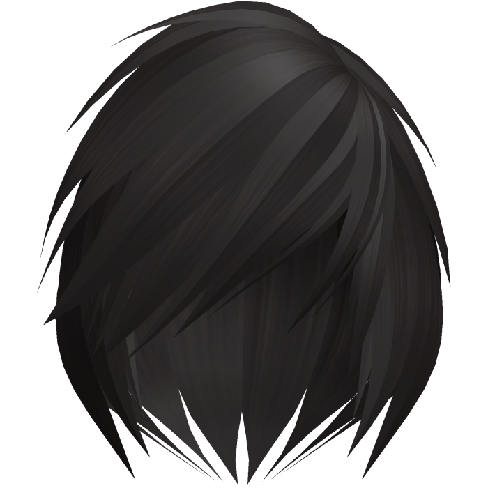 emo scene vkei dark brown short moe hair