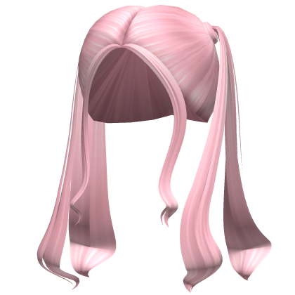 -',ৎ Pink Over the Shoulder Preppy Pigtails