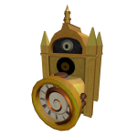 Titan Head Clock