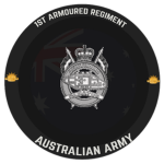 1st Armoured Regiment.