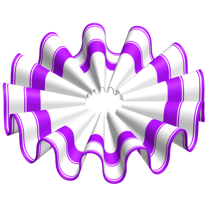 Purple and White Clown Jester Ruffles Roblox item