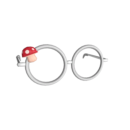 Big Circle Frame Mushroom Glasses Roblox item