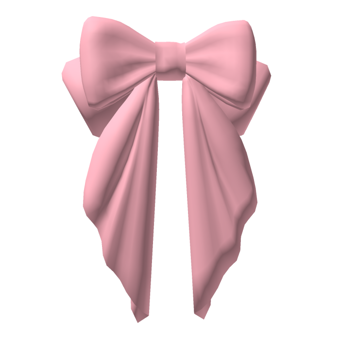 Hair bow pink cute