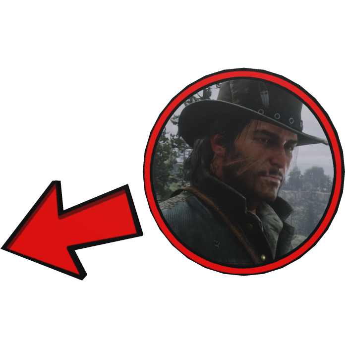 John Marston Pointing Meme Circle RDR