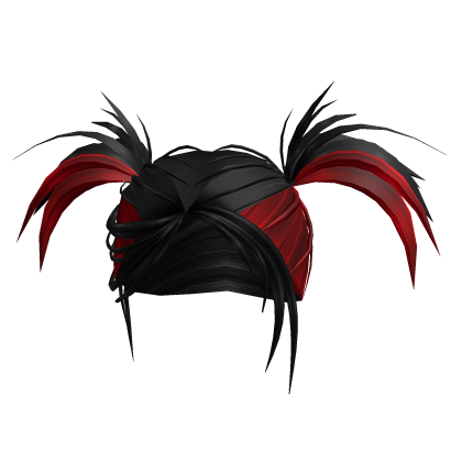 Mall Goth Scene Pigtails Black Red Roblox item