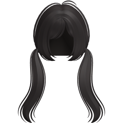 ♡︎ : low cute pigtails in brown ♡
