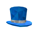 Aqua Sparkle Time Top Hat