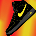Black Air Force Gold