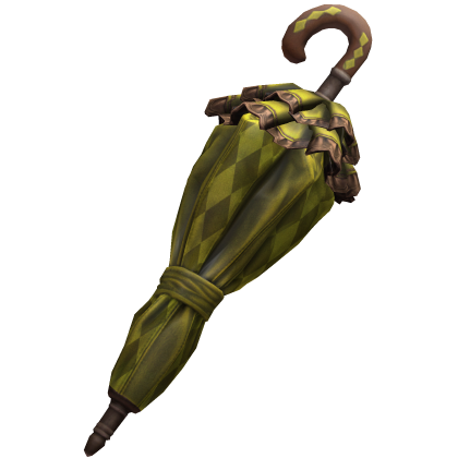 Olive Green Victorian Ruffle Umbrella Roblox item