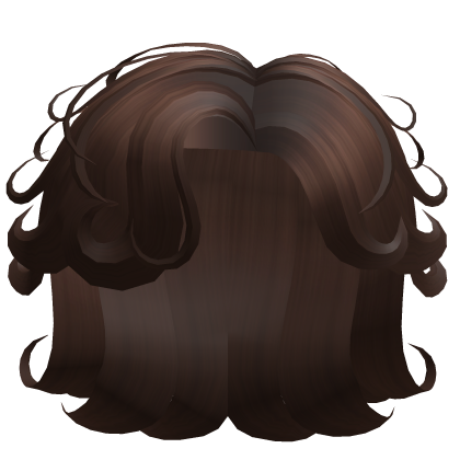 Slick Trendy Curly Hair (Brown) Roblox item