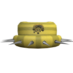 Yellow Spiked Beanie