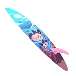 ⭐ - x1 - Sea Bunnies Surfboard [XxMakio]