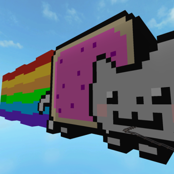 Araba Sürücüsü Nyan Cat Original