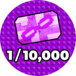 Collected a 1 / 10,000 Card!