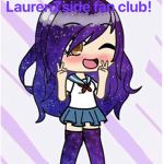Lauren Z side fan clubhouse