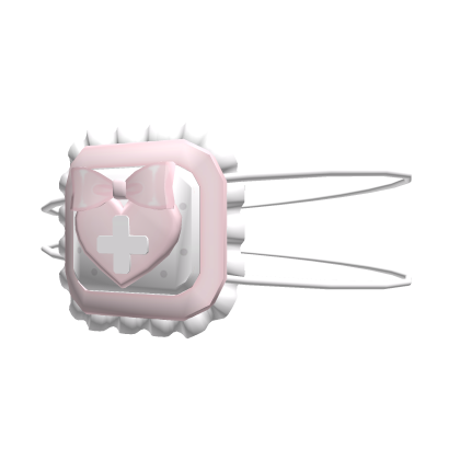 ♡ (low) pink nurse eyepatch Roblox item