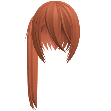 Cute Straight Grunge Pigtail in Ginger