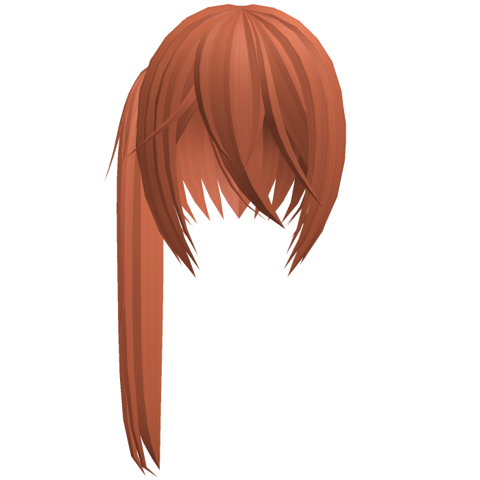 Cute Straight Grunge Pigtail in Ginger