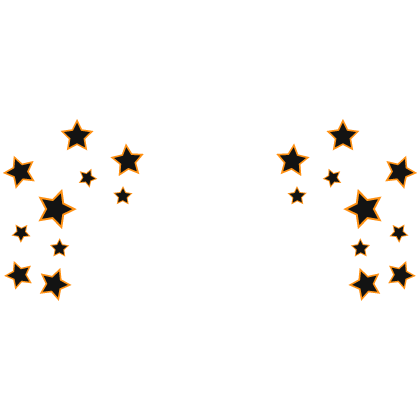 Cartoony Orange Star Aura Roblox item