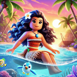 🌺 MOANA 2 OBBY 🌴🥥🌸