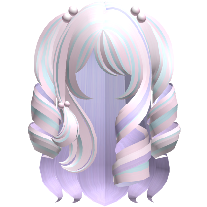Cute Long Princess Curls In Pastel Roblox item