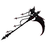 Black Goth Vampire Scythe [PBR]