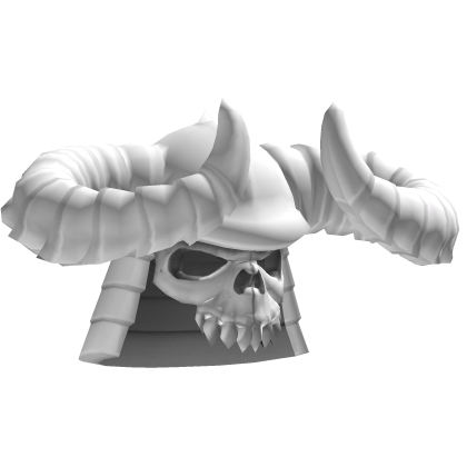 Flaming Pink Horned Helmet Addon - White Roblox item
