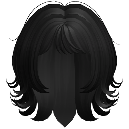 Swirly Shoujo Girl Short Bob (Black)