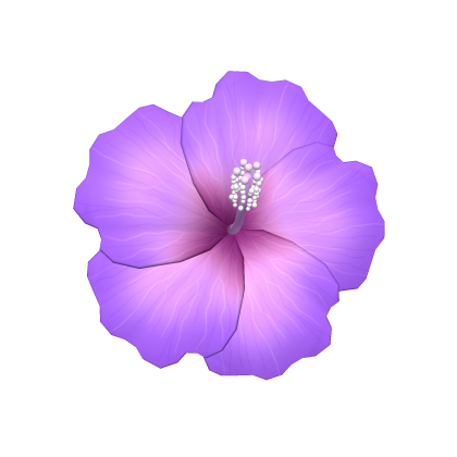 Summer Flower Hair in purple Roblox item
