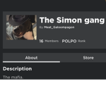 The Simon gang abertizment
