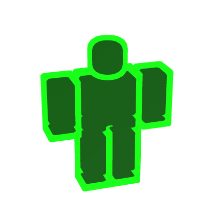 (1.0) Neon Lime Full-Body Outline Aura Green thumbnail