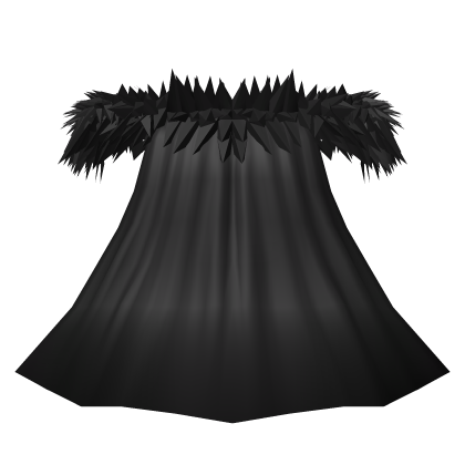 Black Fur Cape