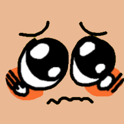 cursed but cute emoji - cri (white skin version) Roblox decal