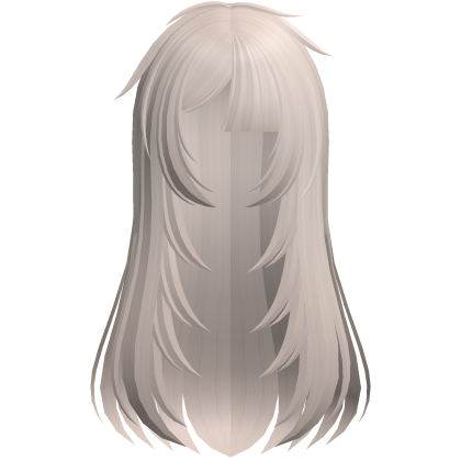 🖤 layered messy fallen angel hair in milk tea