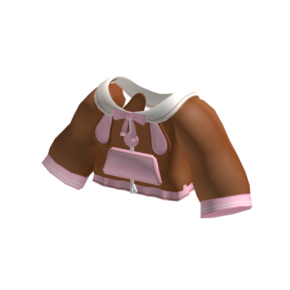 Kawaii Easter Bunny Brown Sweater thumbnail