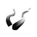 Onyx Elegant Spiral Horns