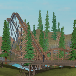 Timber Shredder: Terrain Wooden Roller Coaster  icon