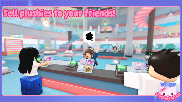 2 Player Plushie Tycoon! 🎀 screenshot 1