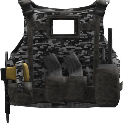 Black White Camo Military Tactical Combat Vest