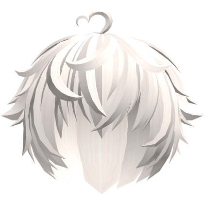 ♡ cute kawaii messy heart boy hair 🐹 beige