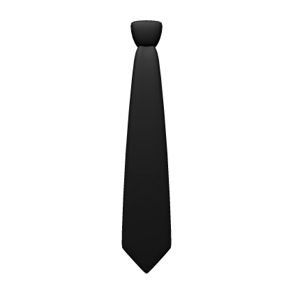 Black Comically Long Tie Roblox item