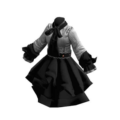 Anime Dress - Formal Black & White