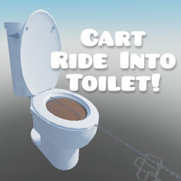 Cart Ride Into A Toilet!
