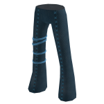 Modern y2k blue corset jeans