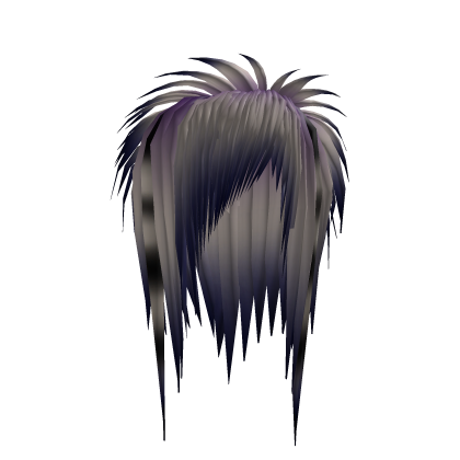 Choppy Blonde / Purple Scene Emo Hair Roblox item