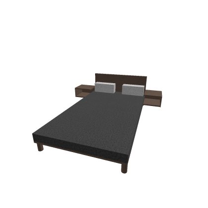 modern bed (unsittable)